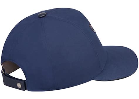 'Christian Dior Atelier' Baseball Cap Blue Cotton Canvas 